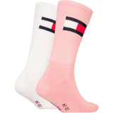 Tommy Hilfiger Soft Pink Kids Strømper 2-Pak Flag