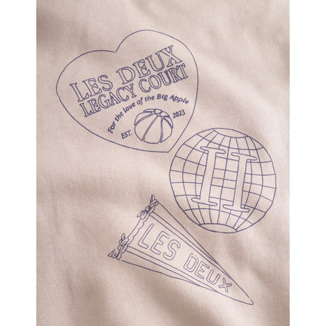 Les Deux Kids Light Sand Atlas Lynlås Hættetrøje