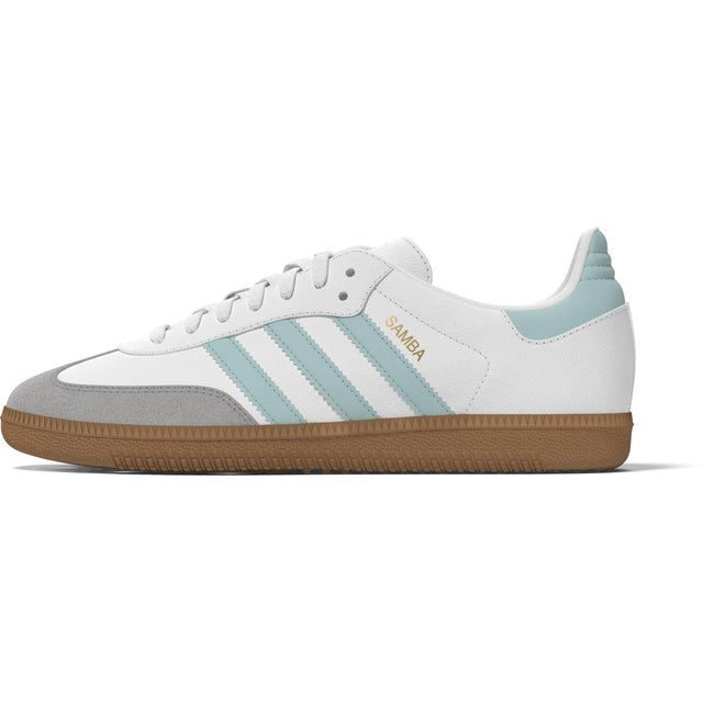 adidas Originals Ftwr White/Semi Flash Aqua/Gum 3 Samba Og J Sneakers