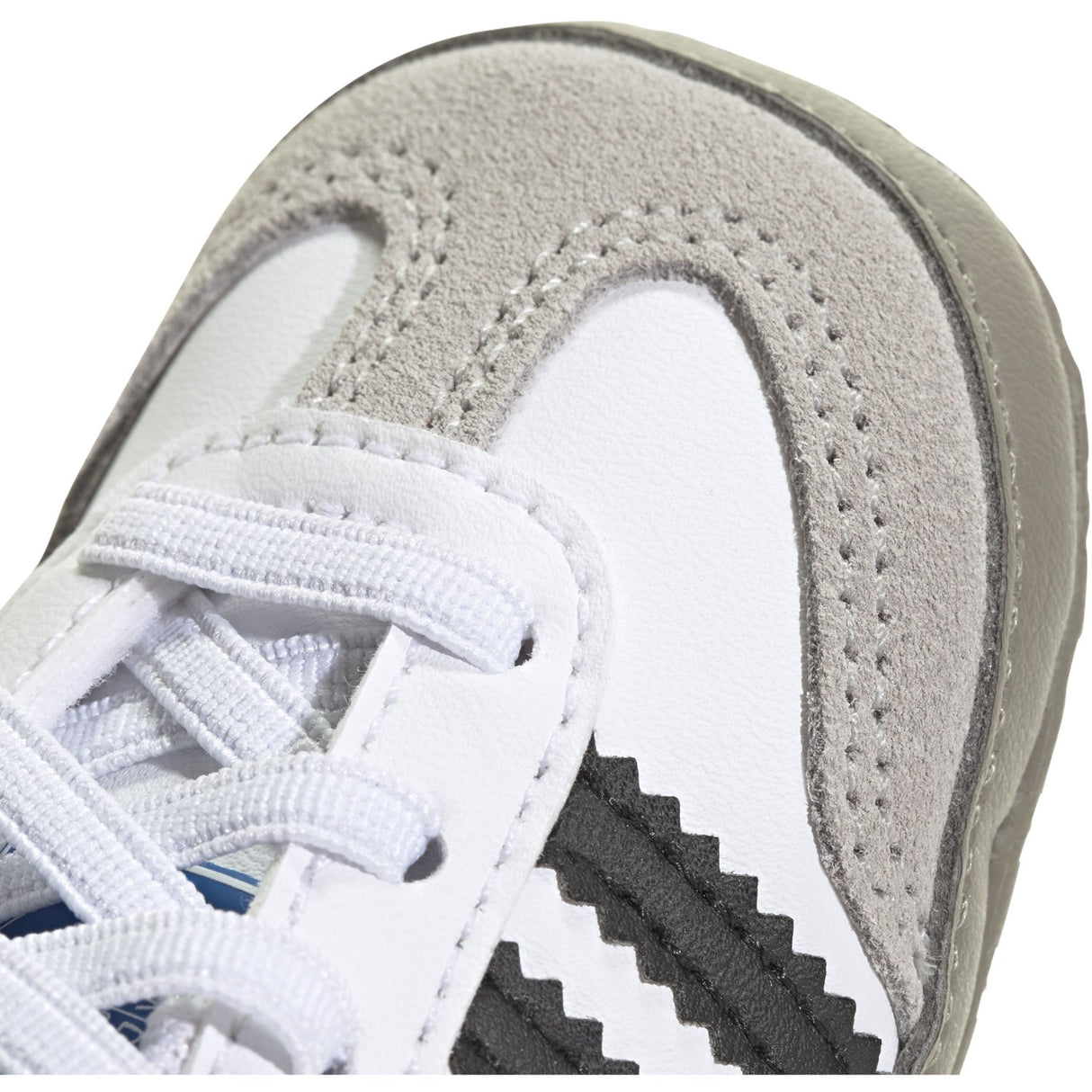 adidas Originals Ftwr White/Core Black/Clear Granite Samba Crib Sneakers