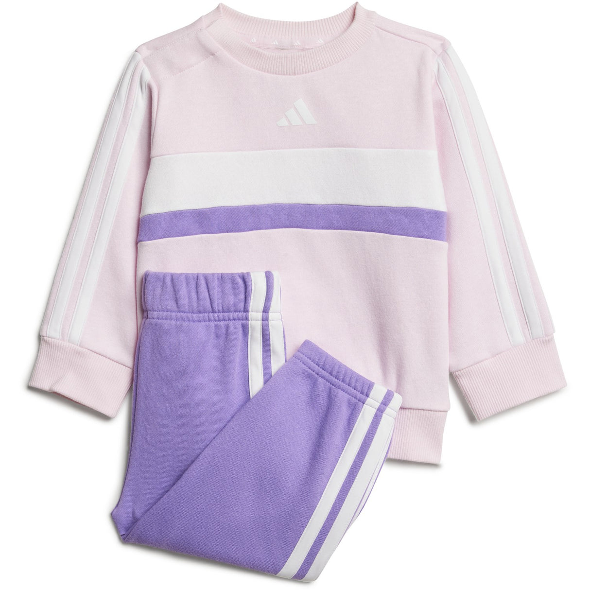 adidas Originals Clear Pink/White/Violet Fusion I 3S Tib Fl Sweatsæt