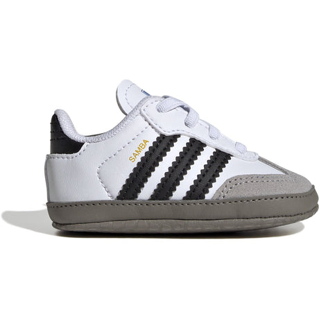 adidas Originals Ftwr White/Core Black/Clear Granite Samba Crib Sneakers