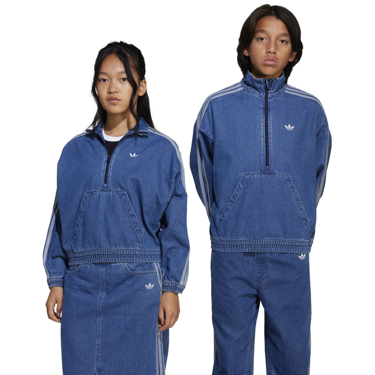 adidas Originals Medium Blue Denim Jakke