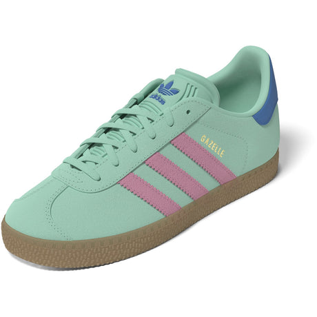 adidas Originals Clear Mint/Bliss Pink/Bright Blue Gazelle J Sneakers