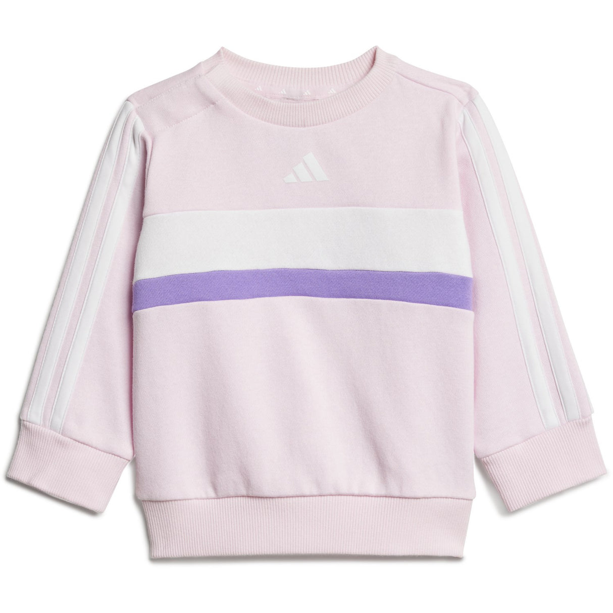 adidas Originals Clear Pink/White/Violet Fusion I 3S Tib Fl Sweatsæt