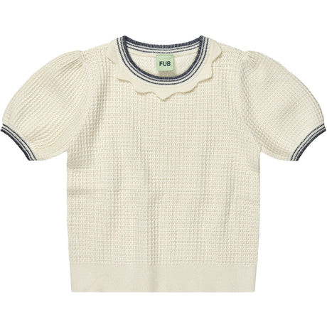 FUB ecru Structure T-shirt