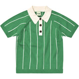 FUB basil/ecru Striped Polo