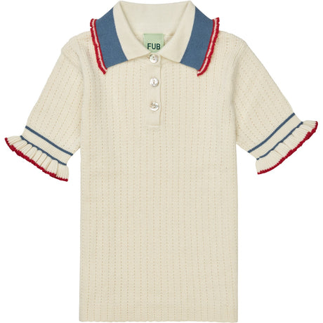 FUB ecru Flæse Polo