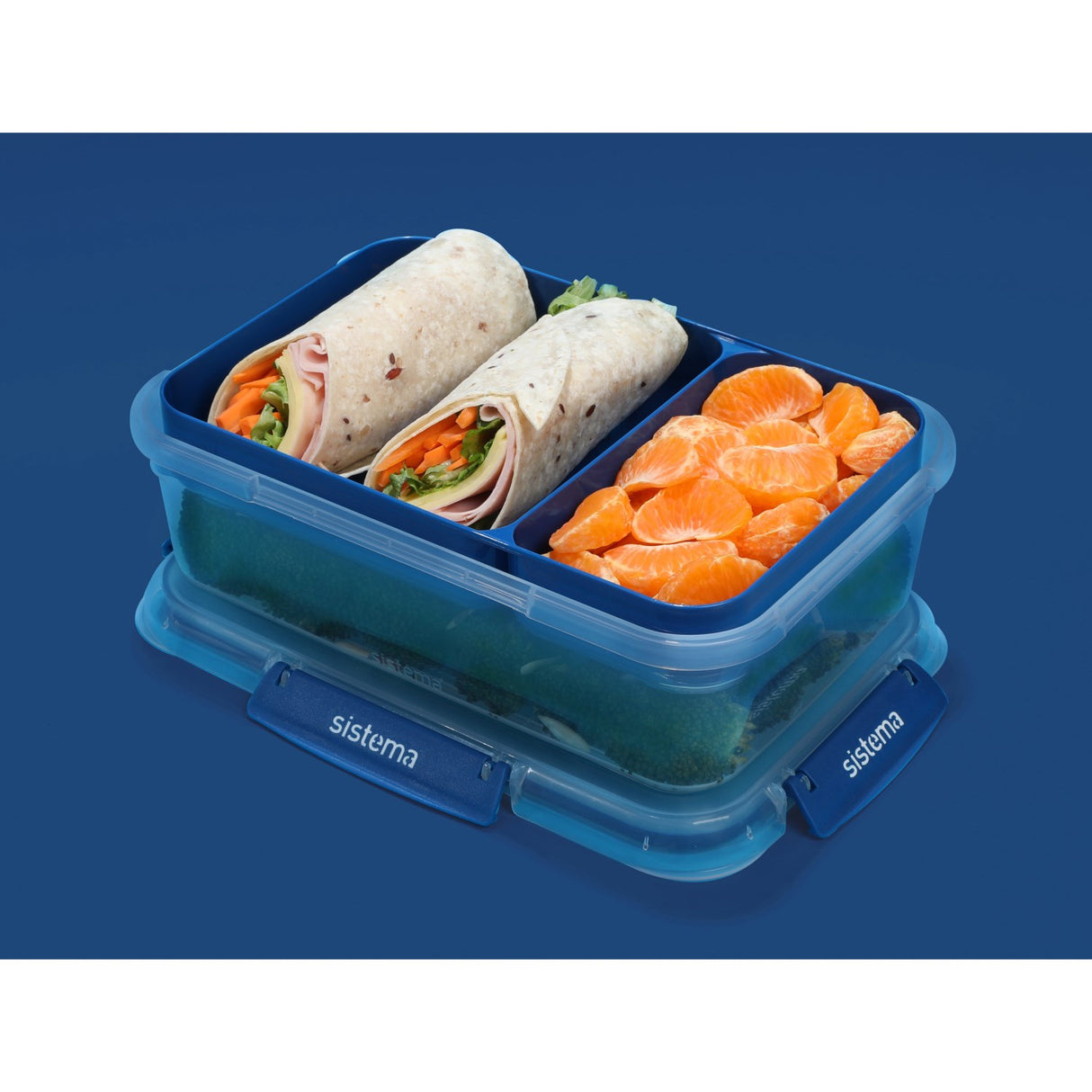 Sistema Ocean Blue Rectangle Stax To Go Madkasse 2.2L