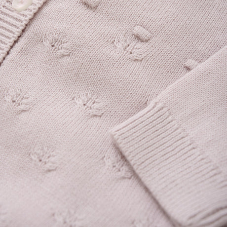 FIXONI Hushed Violet Cardigan Knit