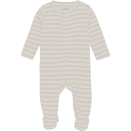 FIXONI Hushed Violet Romper LS W. Feet Rib