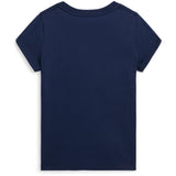 Polo Ralph Lauren Newport Navy W/White Girl T-Skjorte