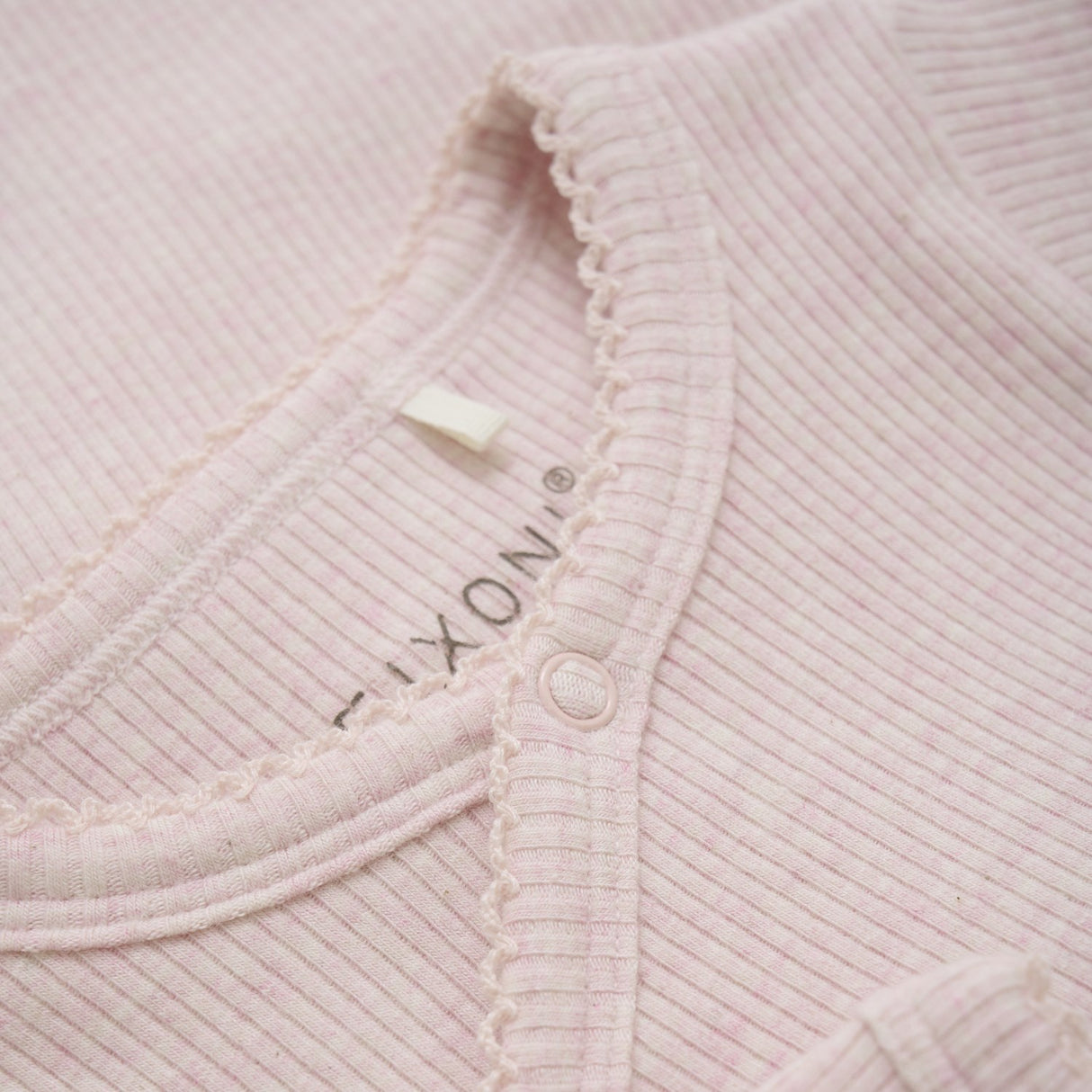 FIXONI Hushed Violet Melange Wrap Body LS Mélange Rib