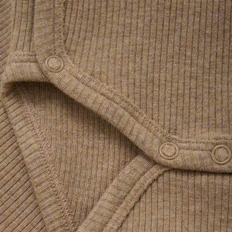 FIXONI Macaroon Melange Wrap Body LS Mélange Rib