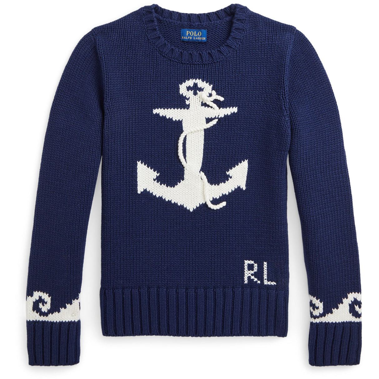 Polo Ralph Lauren Newport Navy / Clubhouse Cream Girl Pullover