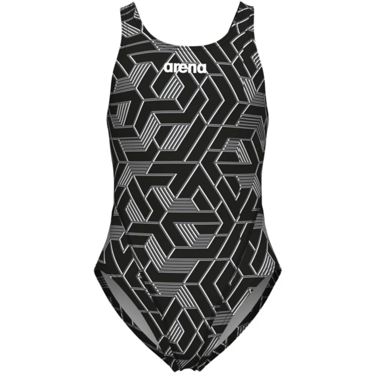 Arena Black-Team Black Escape Badeheldragt Swim Tech L