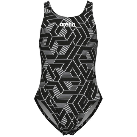 Arena Black-Team Black Escape Badeheldragt Swim Tech L