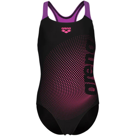 Arena Black-Violet Dim Lys Badedragt Swim Pro Back L