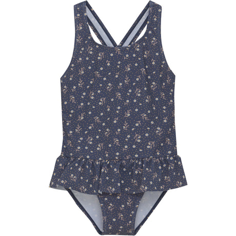 Color Kids Vintage Indigo Badedragt m. Nederdel, AOP