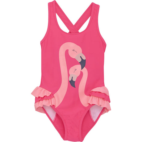 Color Kids Knockout Pink Badedragt m. Flamingo