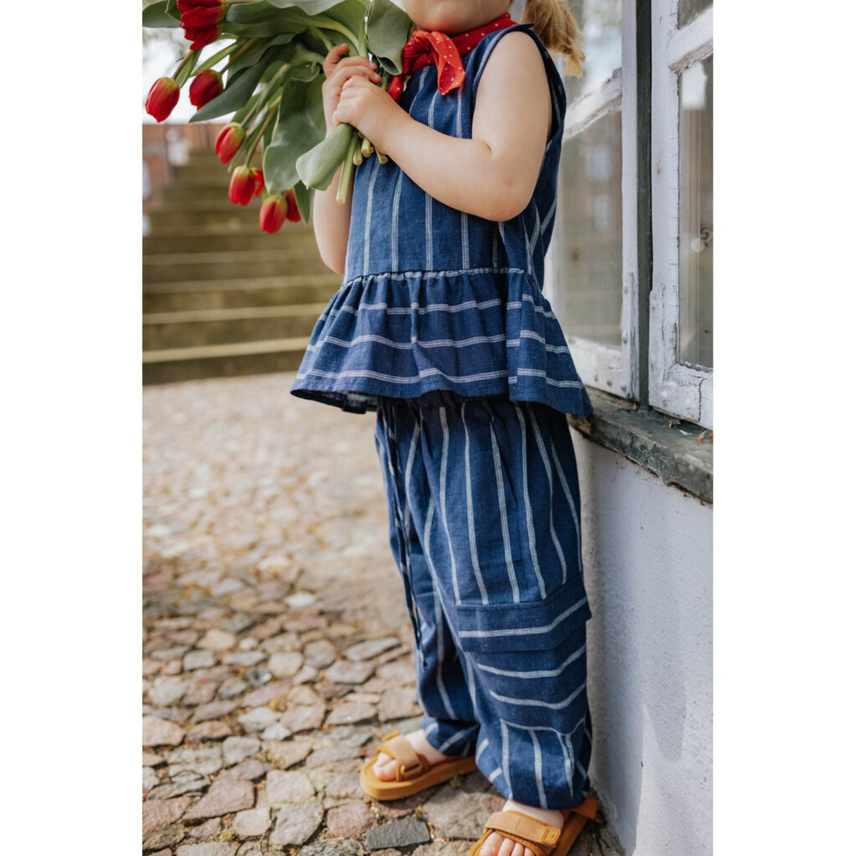 Fliink Insignia Blue / Sandshell Vira Cargo bukser