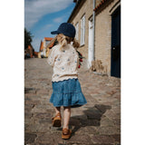 Fliink Light Denim Blue Donna Denim Nederdel