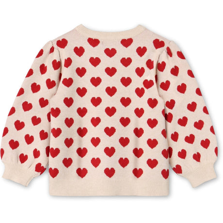 Fliink Pompeian Red/ Sandshell Alon Heart Pullover