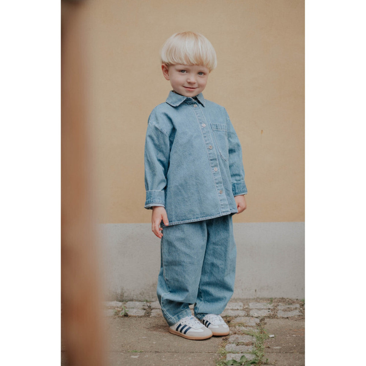 Fliink Lys Denim Blue Don Ls Skjorte