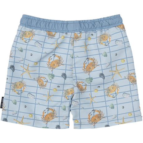 Mikk-Line Faded Denim Swim Shorts