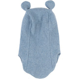 Mikk-Line Faded Denim Melange Bomuld Fleece Elefanthue Med Ører