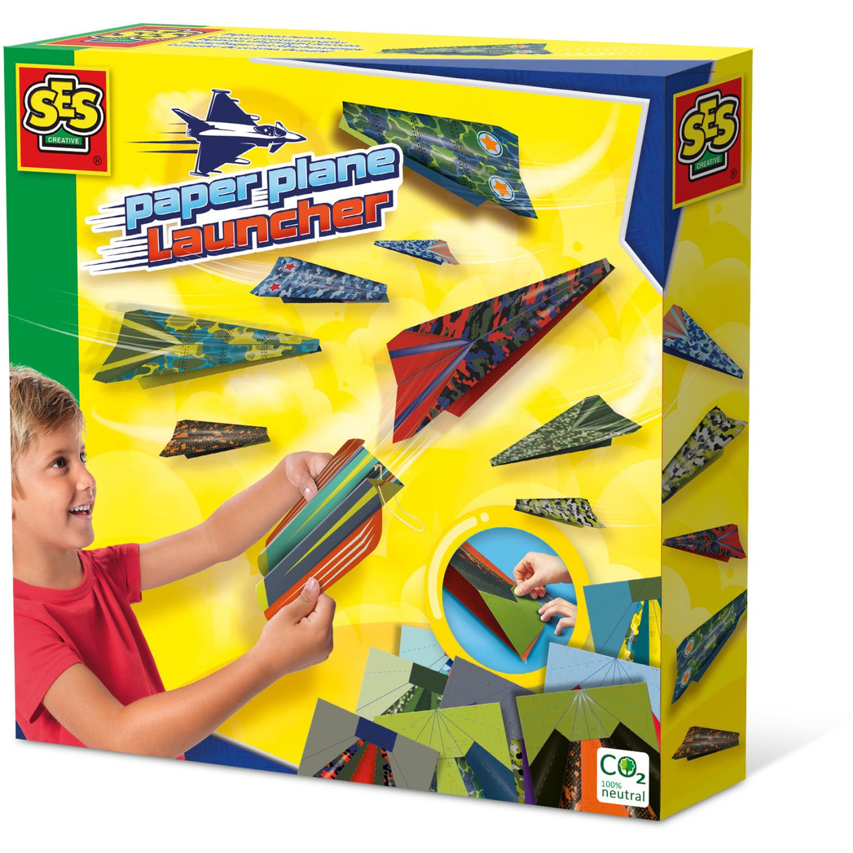 SES Creative Paper Plane Launcher