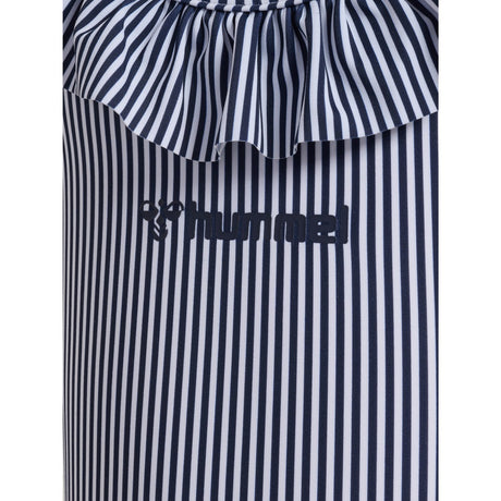 Hummel Navy Blazer/Bright White Frilli Badedragt