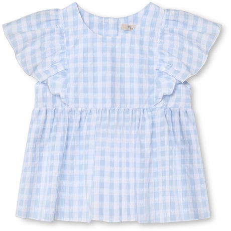 Fliink Dream Blue Check Pari Top