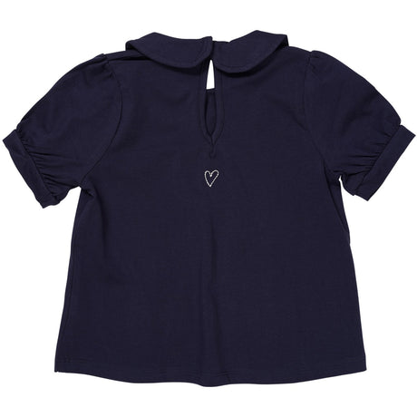 COPENHAGEN COLORS Navy Solid T-shirt m. krave
