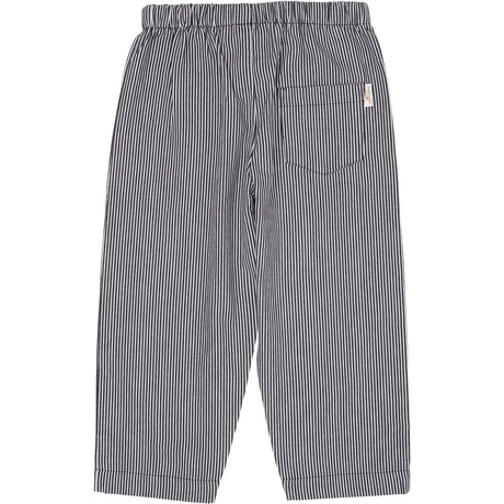 COPENHAGEN COLORS Navy Stripe Striped Yarndyed Bukser