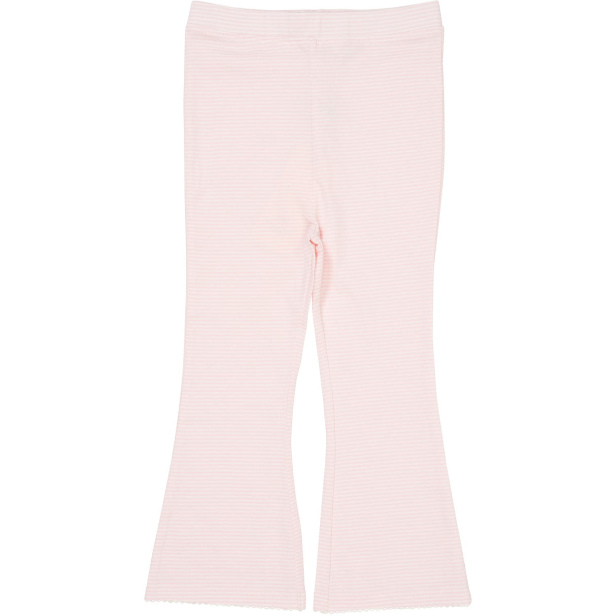 COPENHAGEN COLORS Ballerina/Creme Stripe Striped Flare Bukser