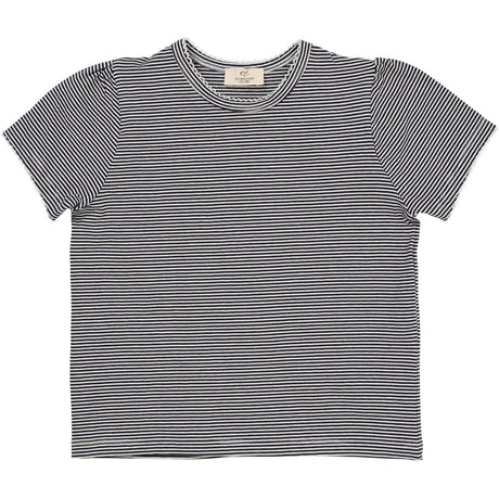 COPENHAGEN COLORS Navy/Creme stribet T-shirt