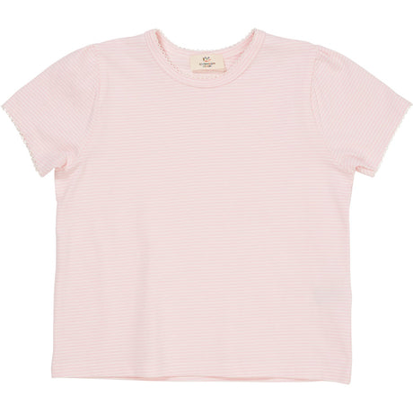 COPENHAGEN COLORS Ballerina/cremestribet stribet T-shirt