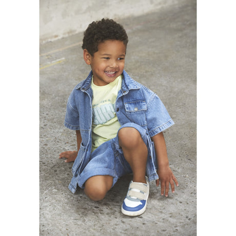 En Fant Light Denim Blue Shorts Bermuda Denim