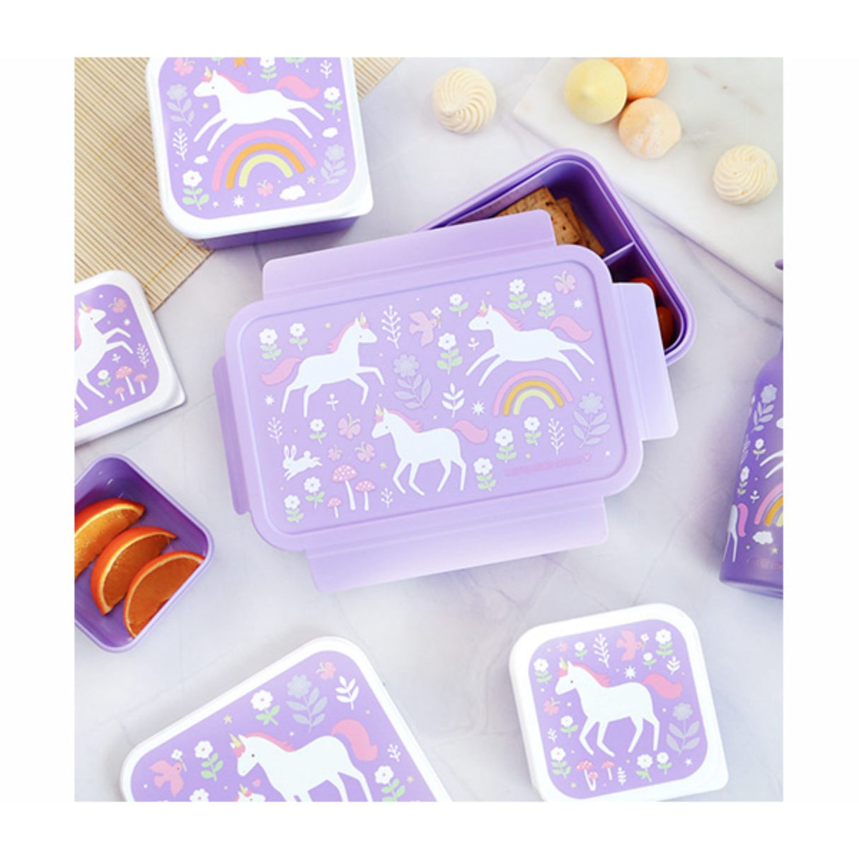 A Little Lovely Company Unicorn Dreams Bento Madkasse