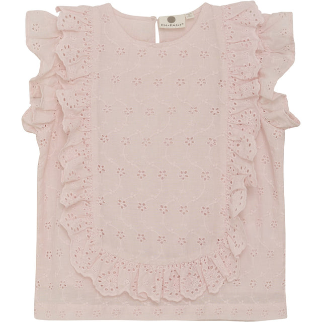 En Fant Veiled Rose Top