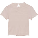 En Fant Veiled Rose T-Shirt Pointelle