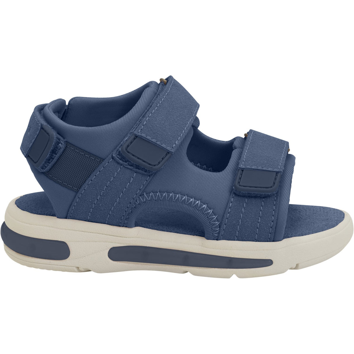 En Fant Vintage Indigo Sandaler Velcro m. Lys