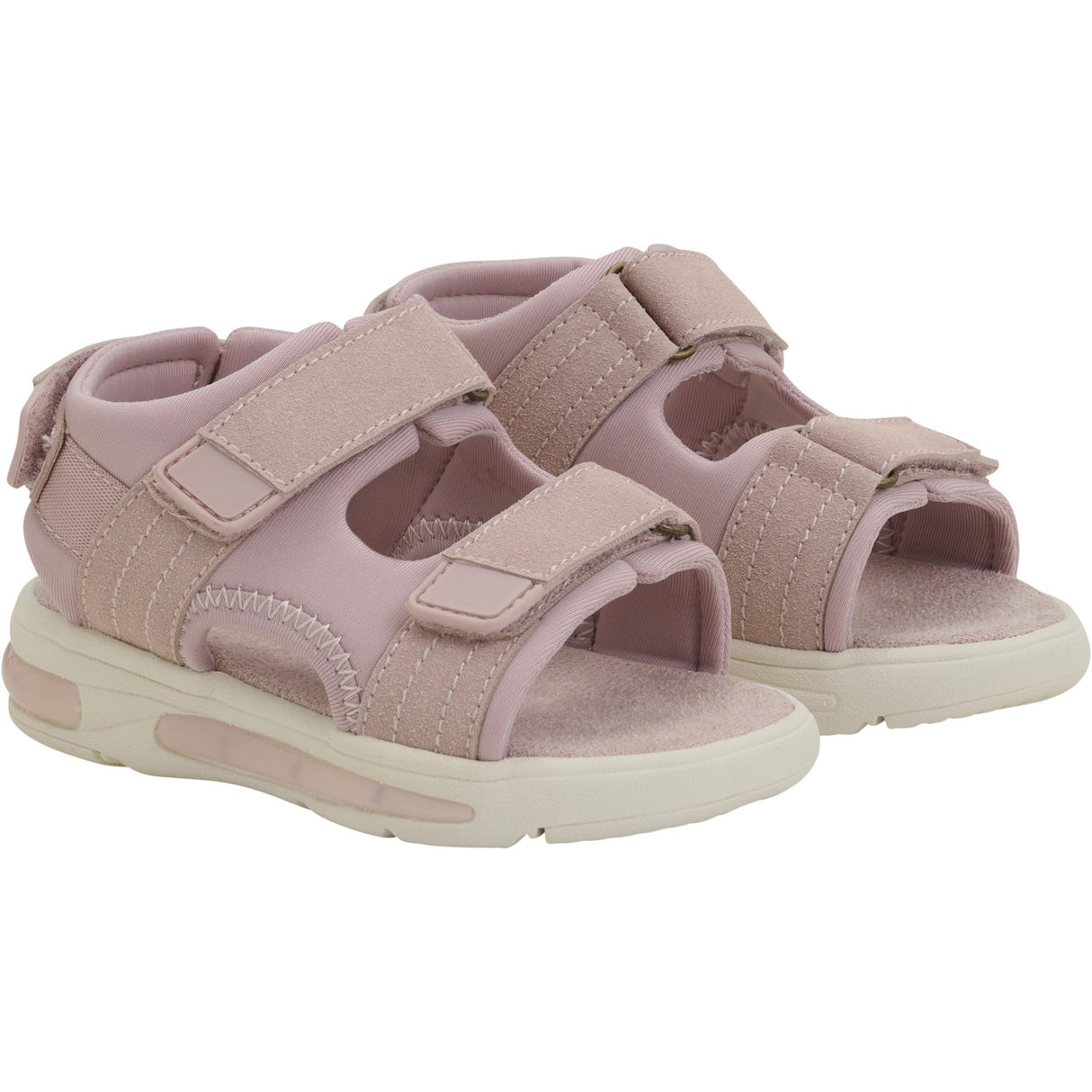 En Fant Sepia Rose Sandaler Velcro m. Lys