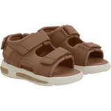 En Fant Mocha Mousse Sandaler Velcro m. Lys