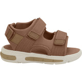 En Fant Mocha Mousse Sandaler Velcro m. Lys