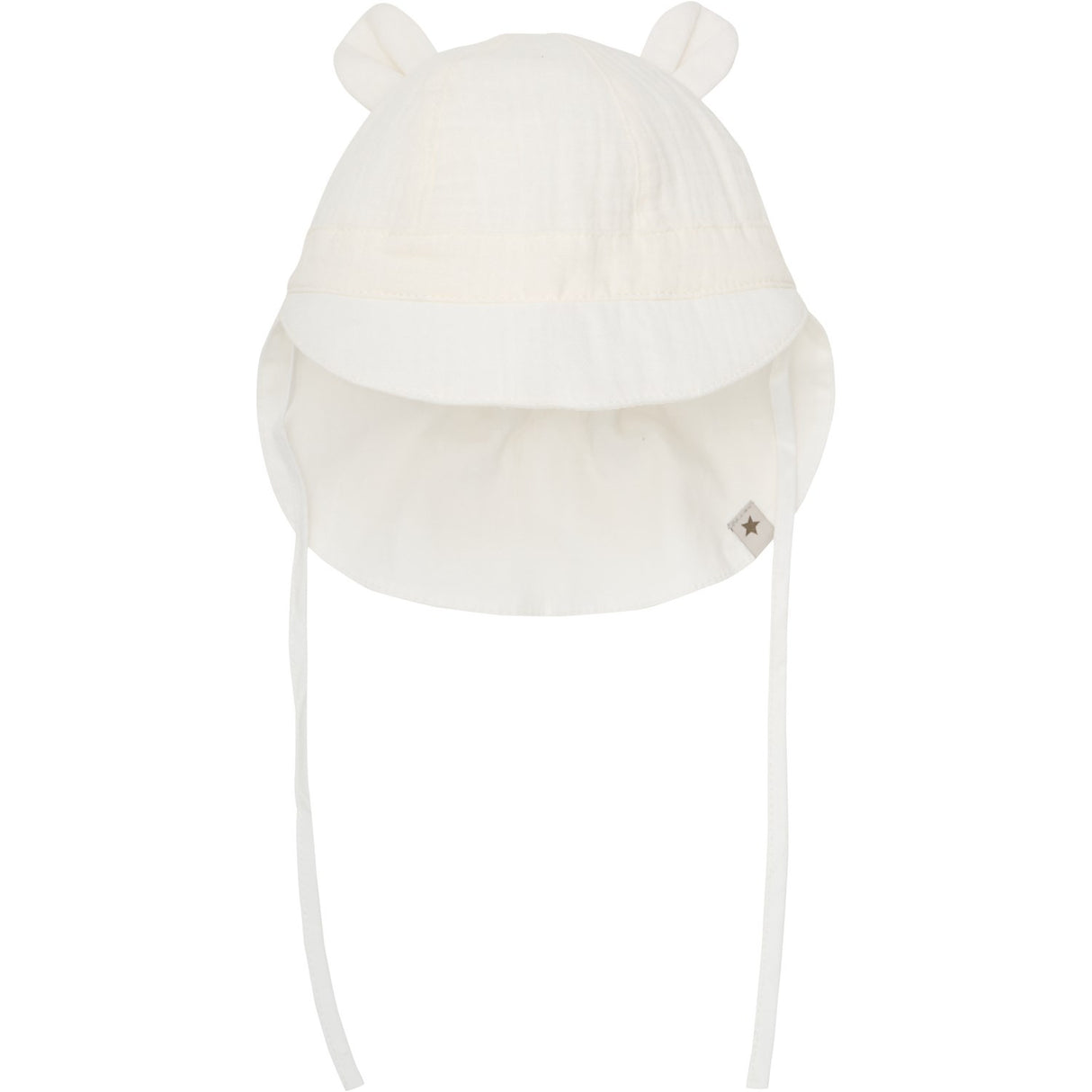 Huttelihut Antique White Solhat Ears Muslin