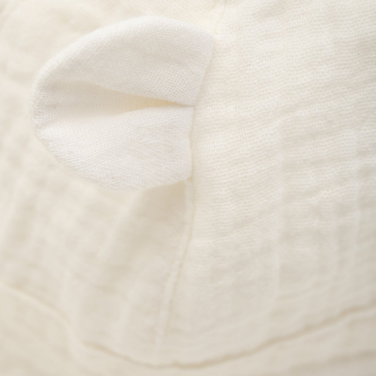 Huttelihut Antique White Solhat Ears Muslin