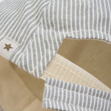 Huttelihut Desert Sage Kasket Woven Stripe