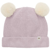 Huttelihut Cloud Gray Hue Strik m. Pompoms